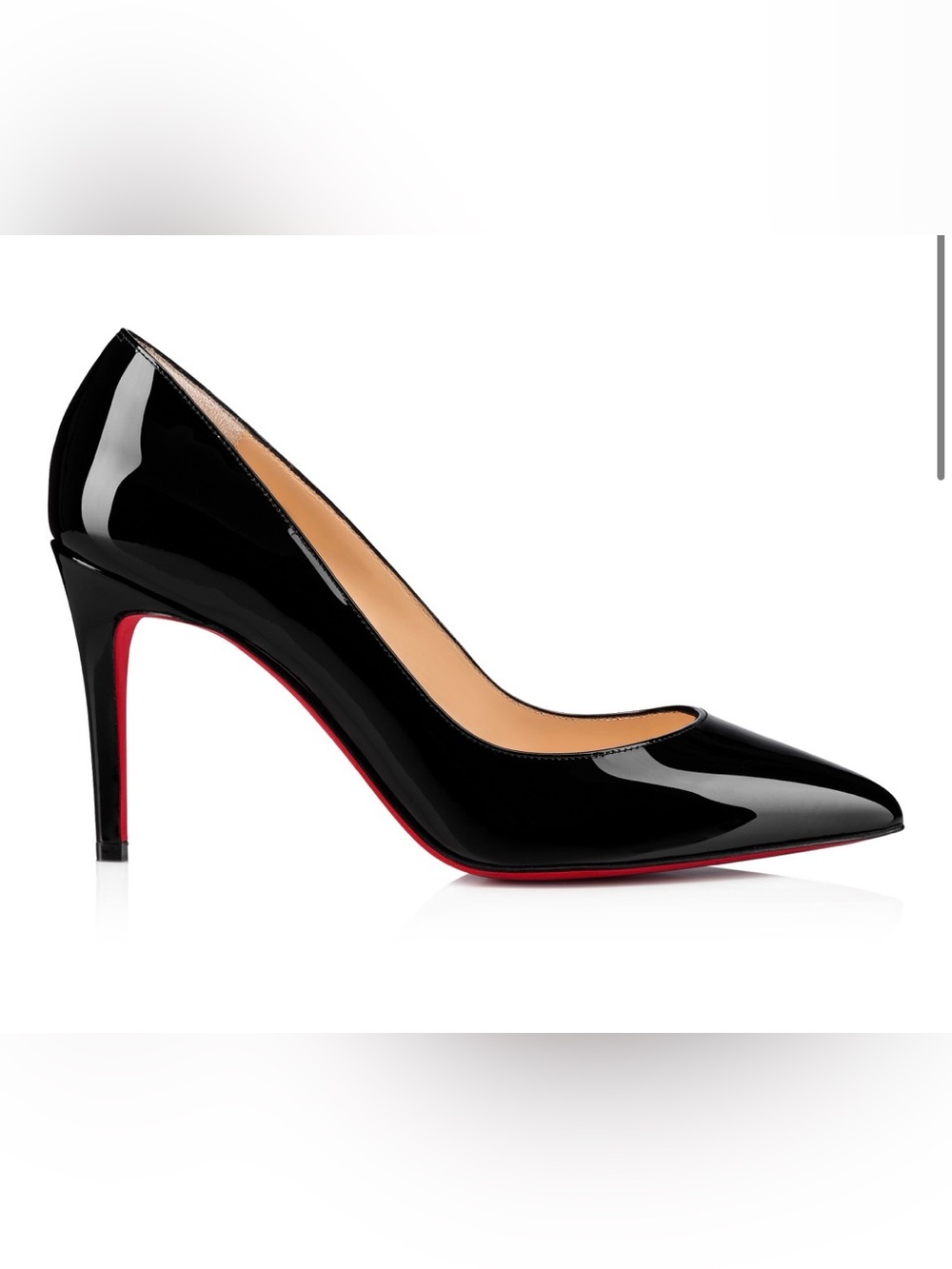 Christian Louboutin Pigalle patent heels size 39 in black